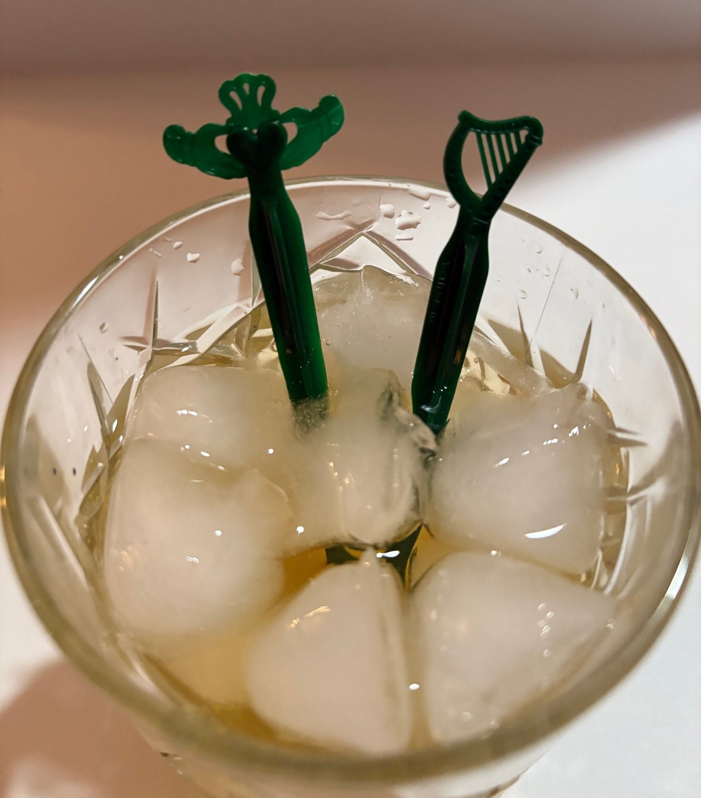 St. Patrick's Day Swizzle Sticks (Claddagh Ring & Irish Harp Designs)